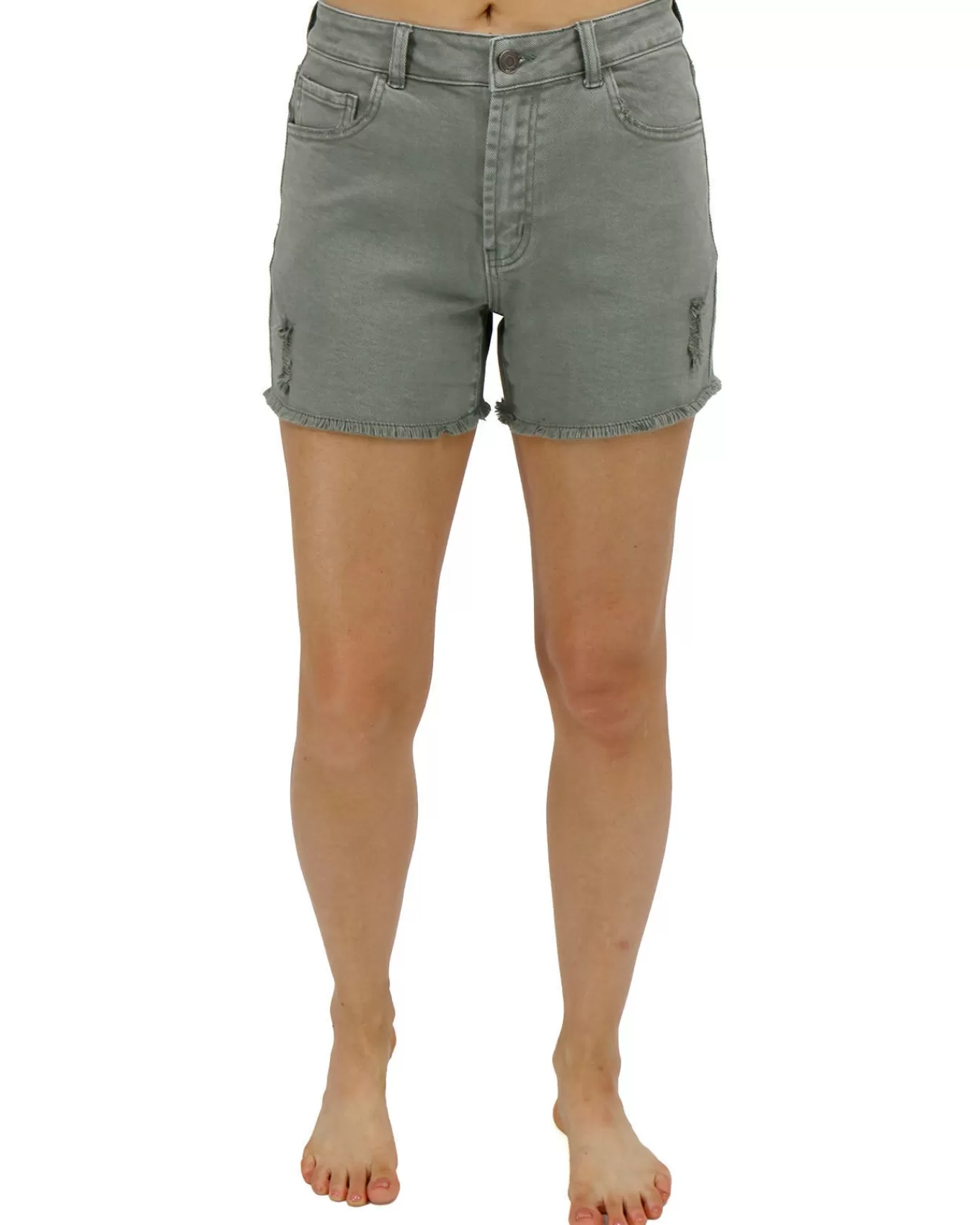 Discount Casual Colored Denim Shorts Shorts