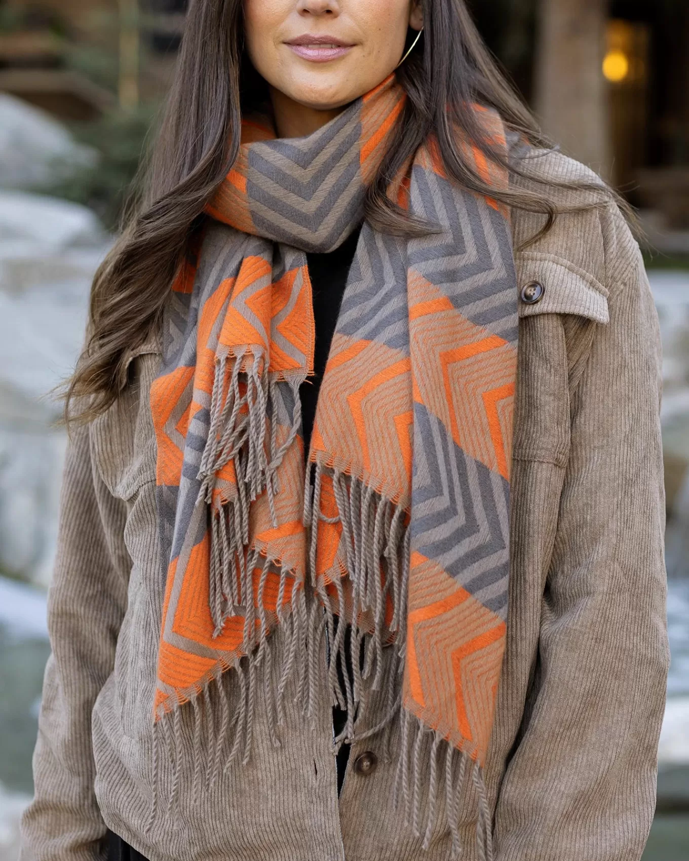 Fashion Chevron Scarf Scarves