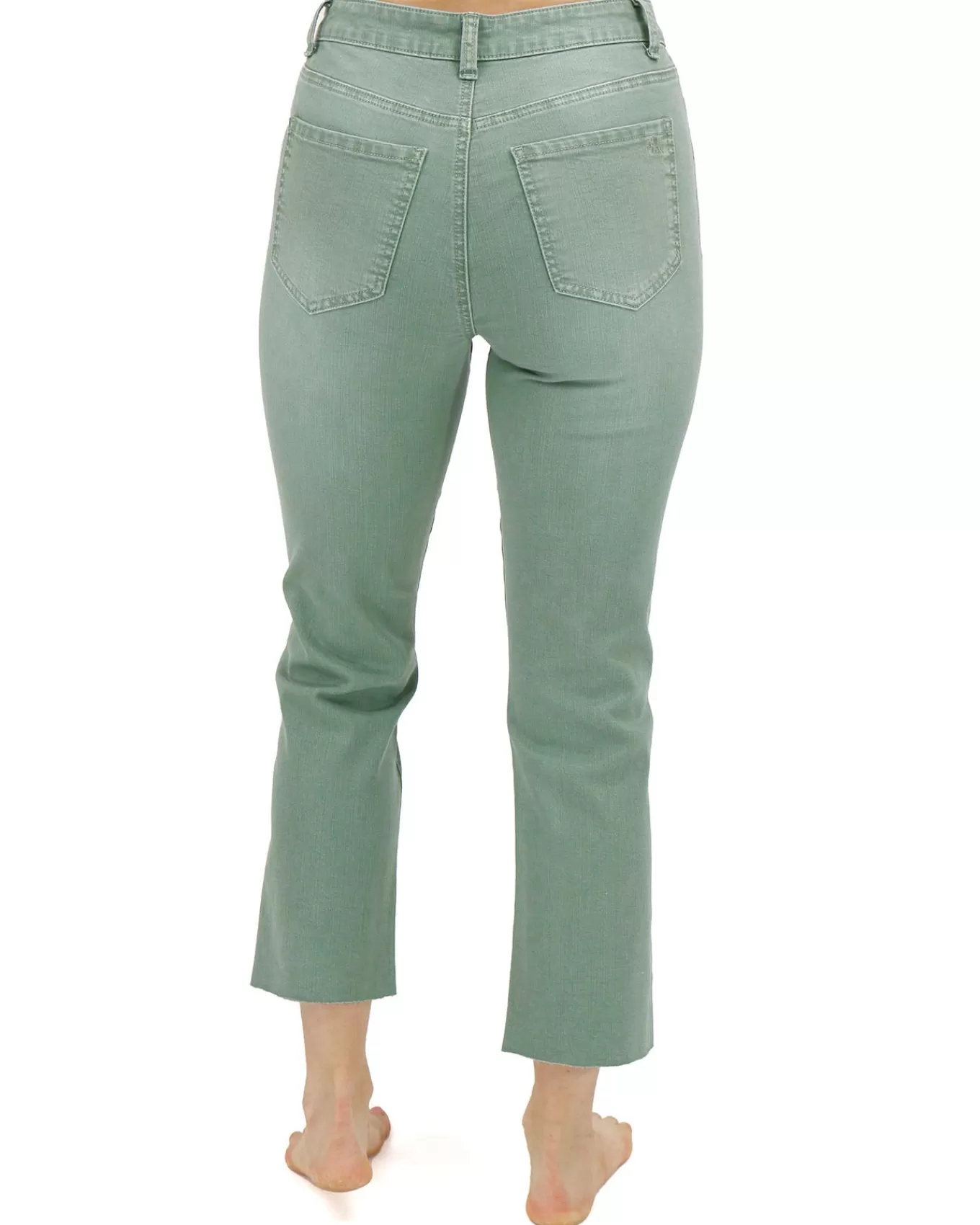 Cheap Mel's Fave Distressed Cropped Straight Leg Colored Denim In Jeans + Jeggings