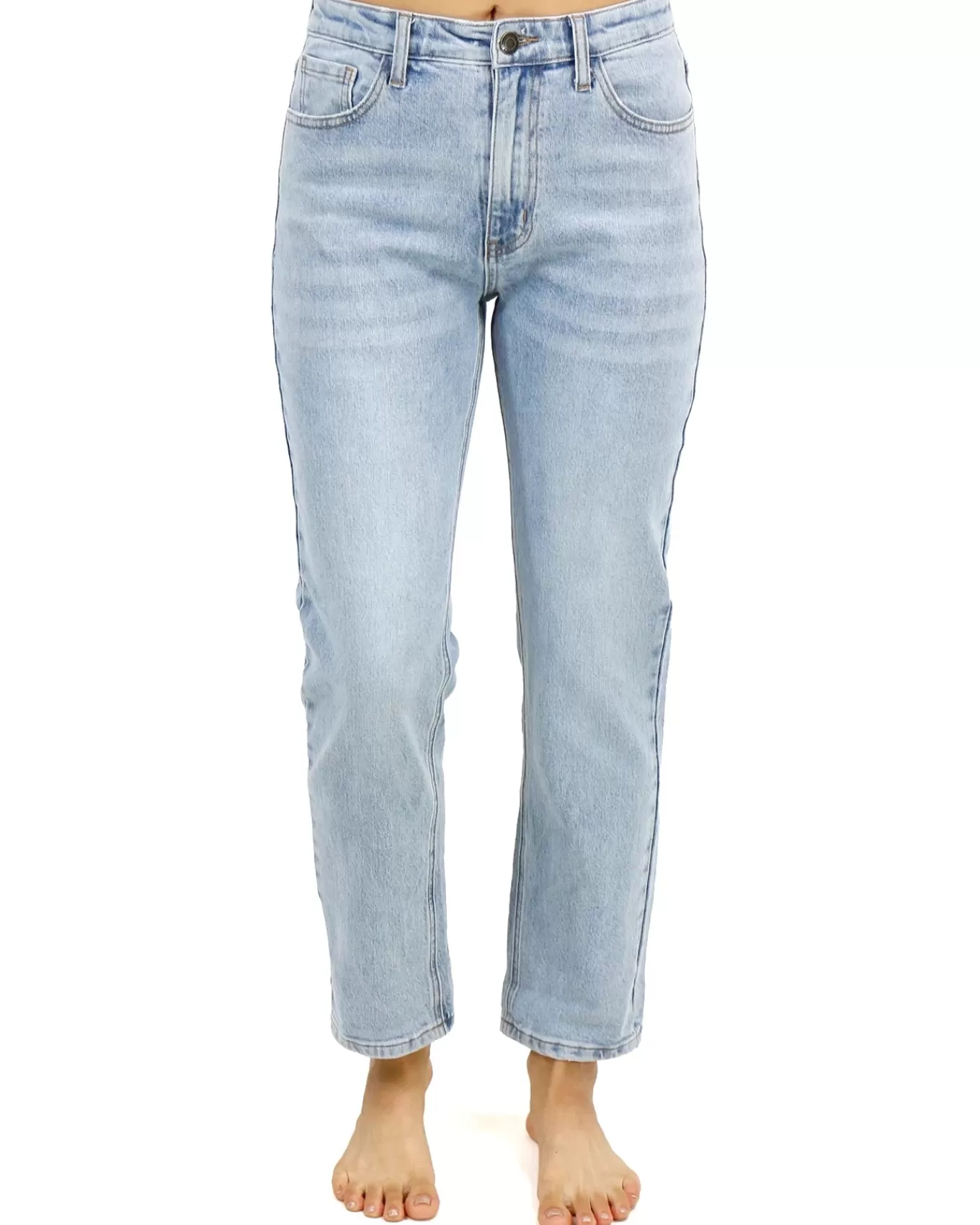 Discount Mid-Rise Girlfriend Jeans Jeans + Jeggings