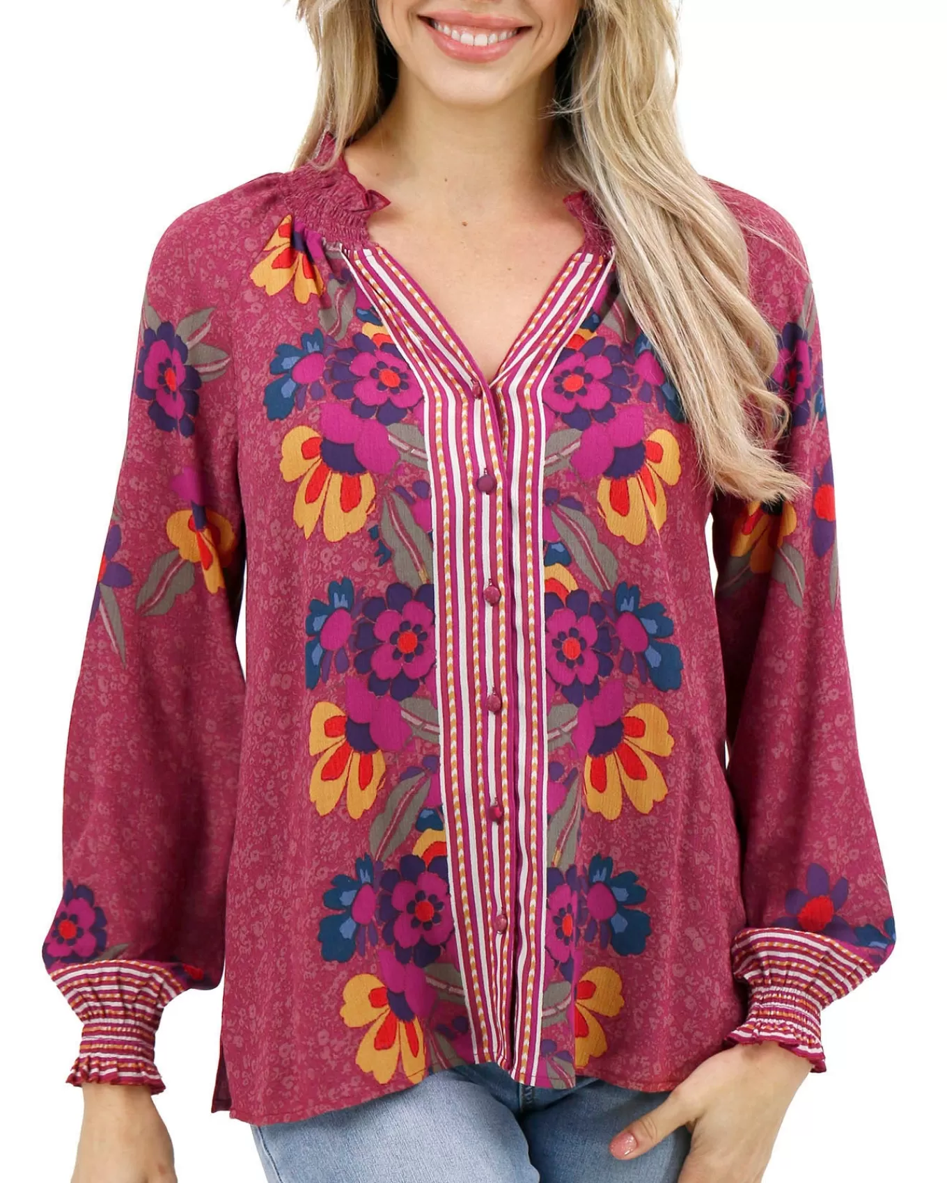 Shop Vintage Floral Garden Top - FINAL SALE Fashion Tops