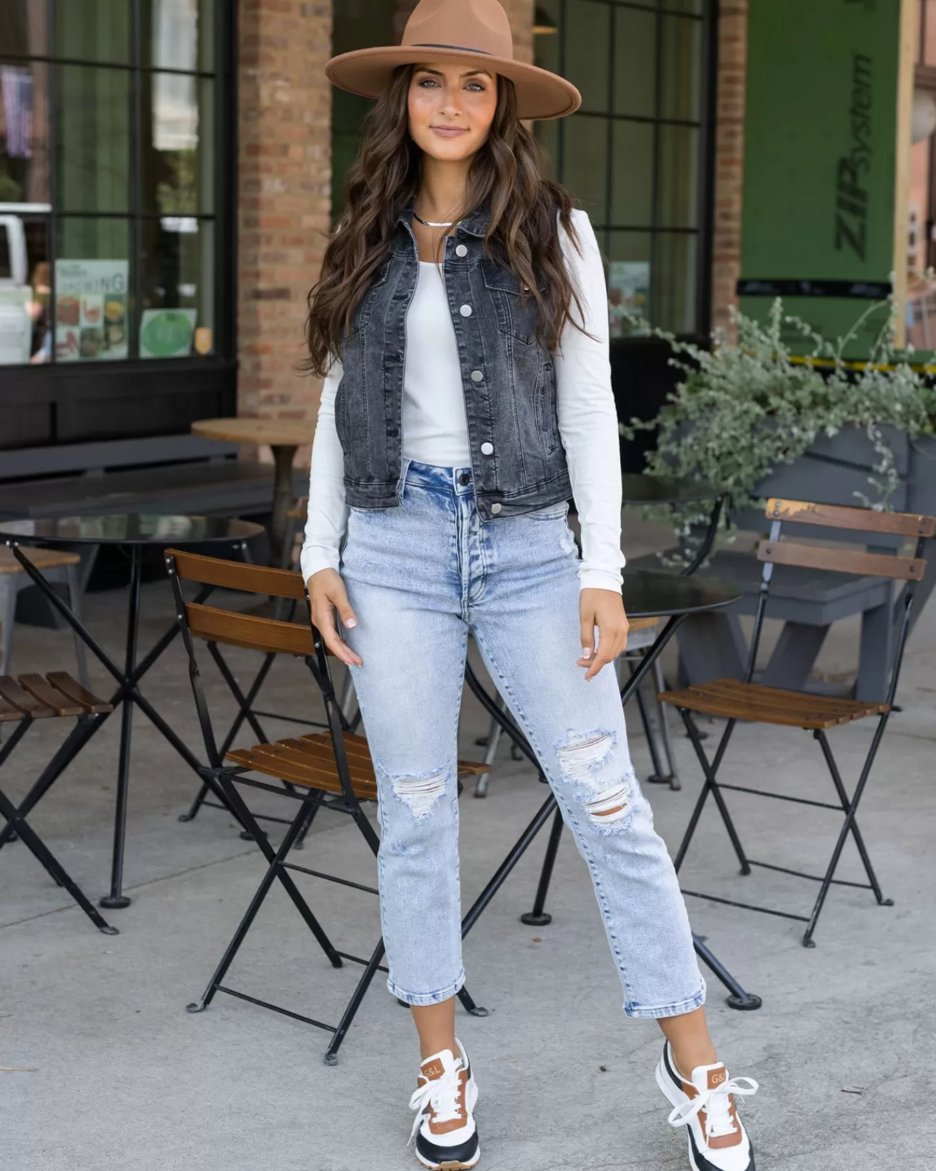 Store Premium Denim High Waisted Mom Jeans In - FINAL SALE Jeans + Jeggings