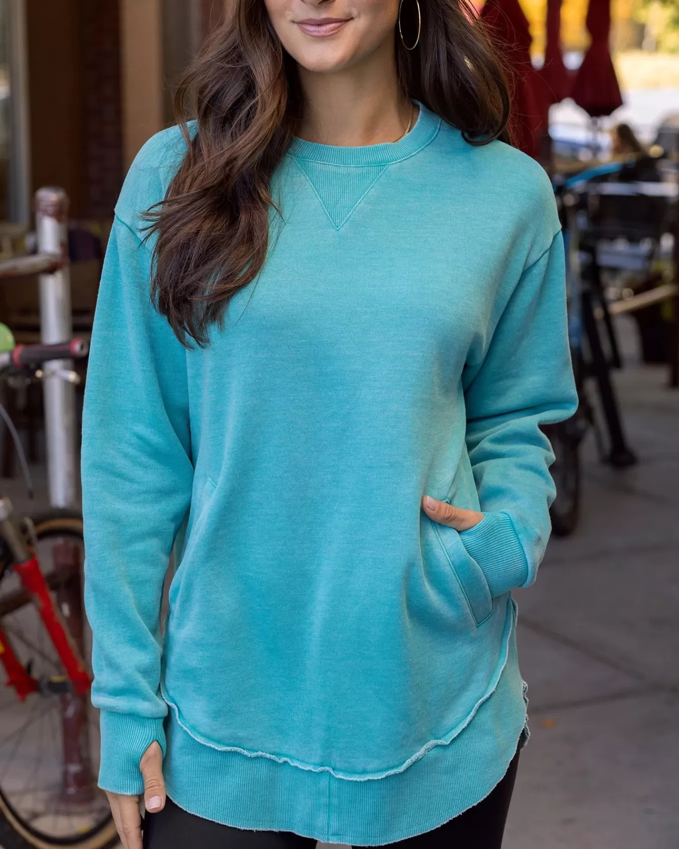 Discount Vintage Tunic Sweatshirt Lounge Tops | Sweaters