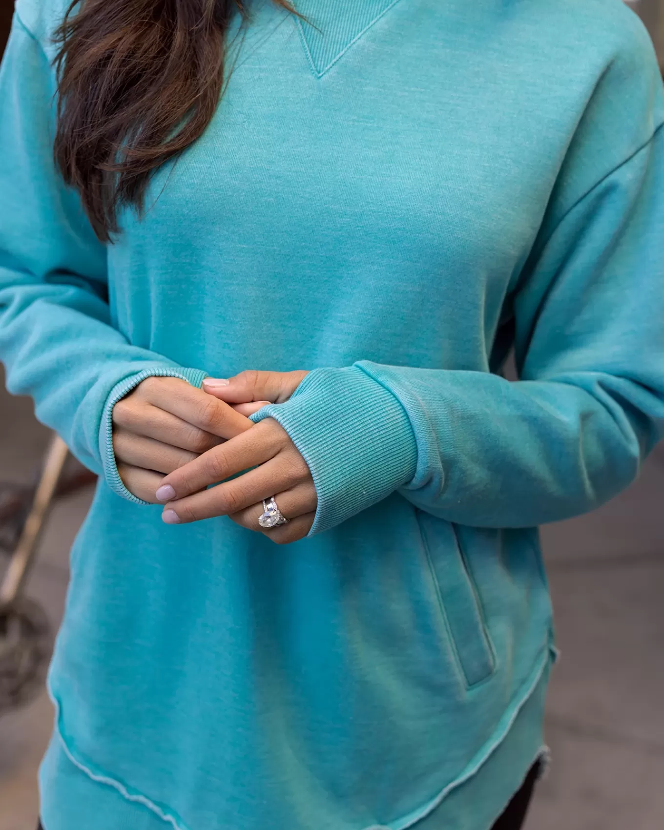 Discount Vintage Tunic Sweatshirt Lounge Tops | Sweaters