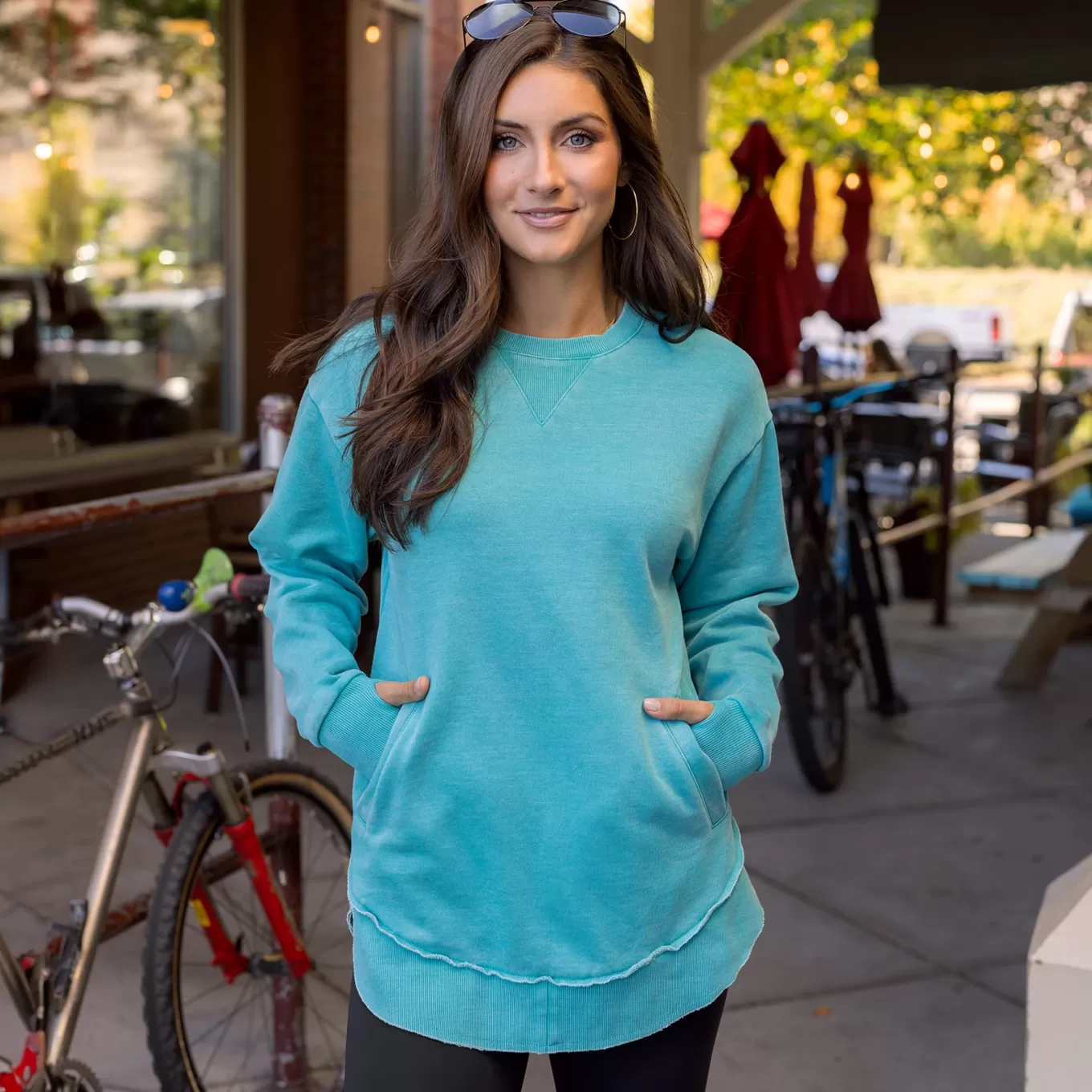Discount Vintage Tunic Sweatshirt Lounge Tops | Sweaters