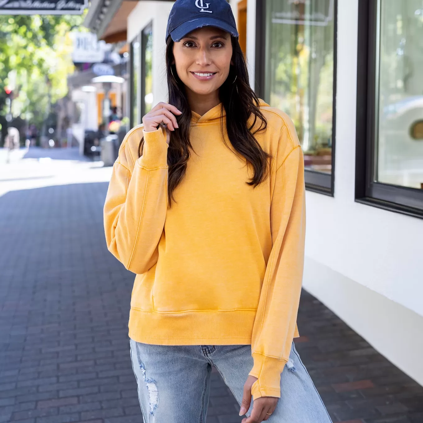Shop Vintage Fleece Hoodie Hoodies + Pullovers