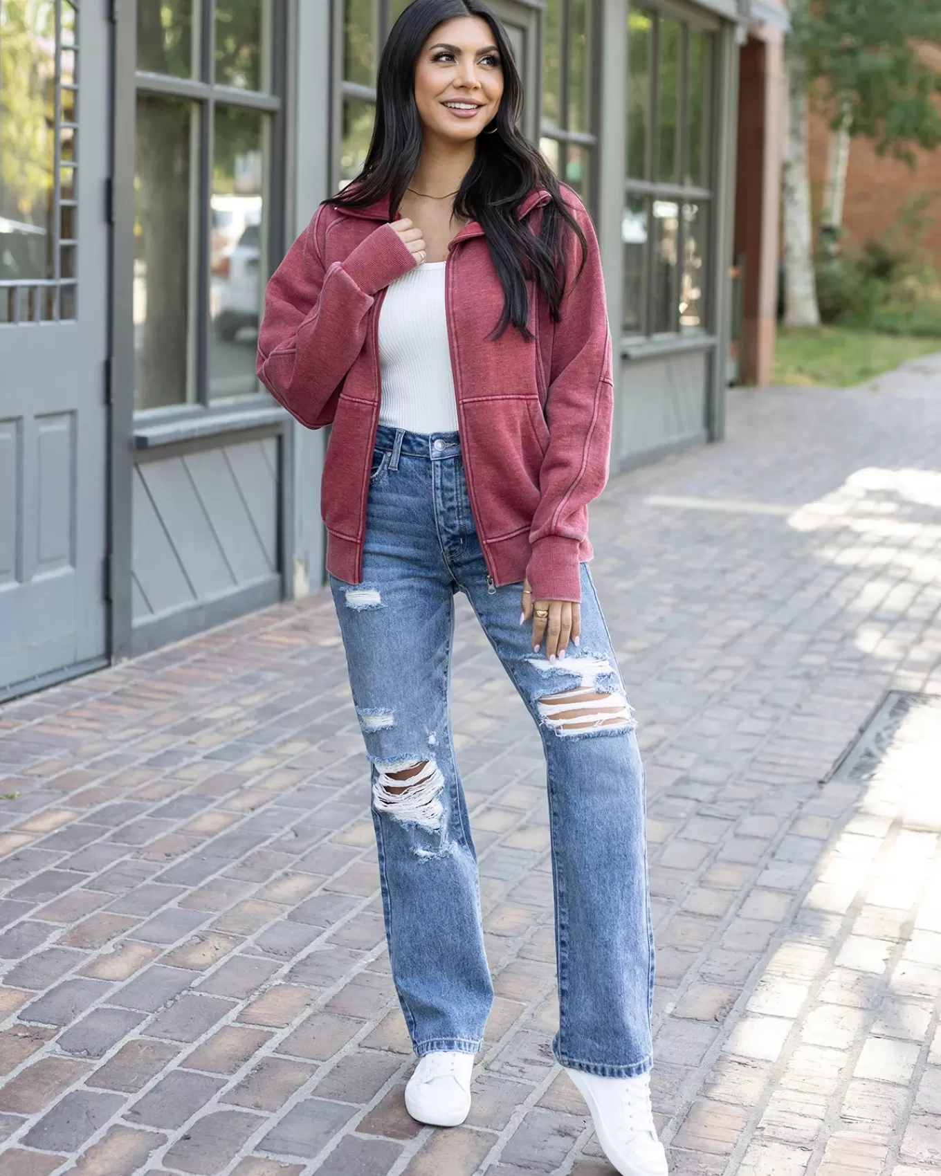 New Vintage Zip Up Sweatshirt Jackets + Vests | Hoodies + Pullovers