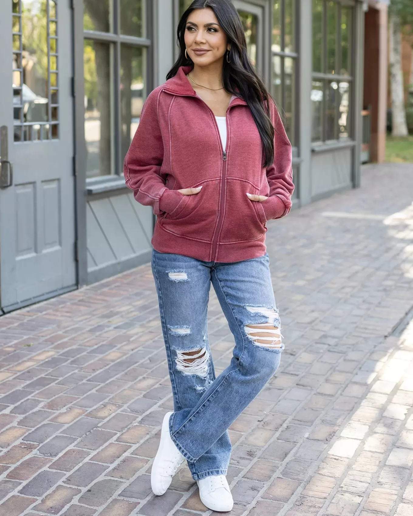 New Vintage Zip Up Sweatshirt Jackets + Vests | Hoodies + Pullovers