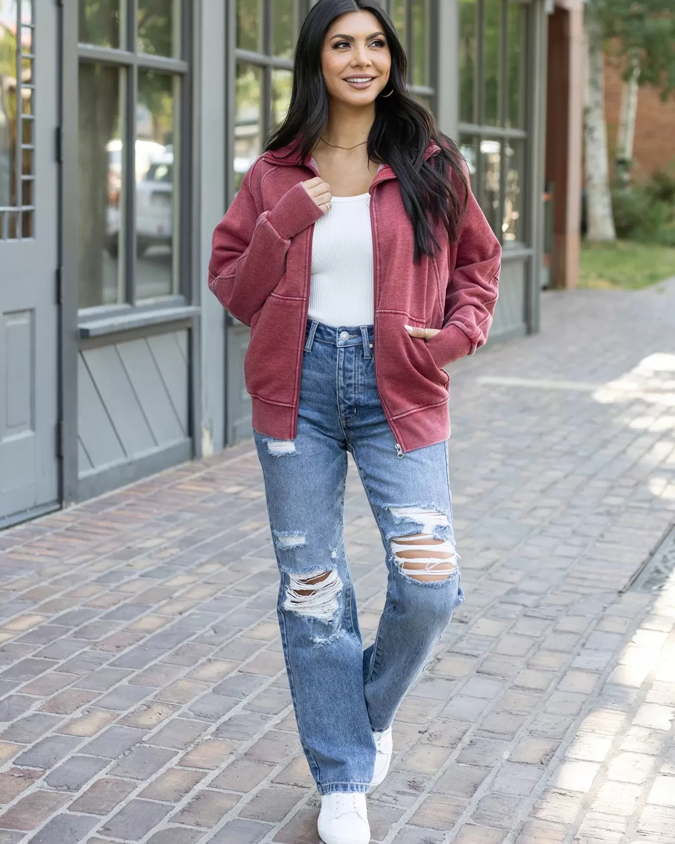 New Vintage Zip Up Sweatshirt Jackets + Vests | Hoodies + Pullovers