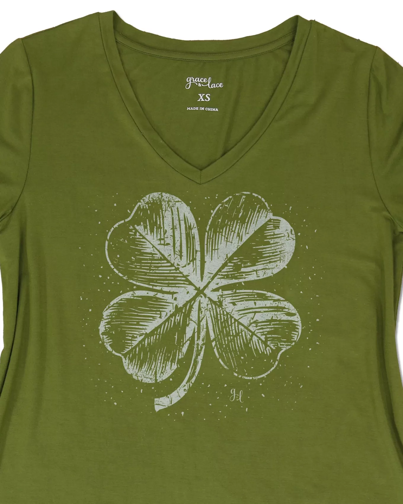 Store VIP Favorite Perfect V-Neck Graphic Tee - - FINAL SALE Graphic Tees
