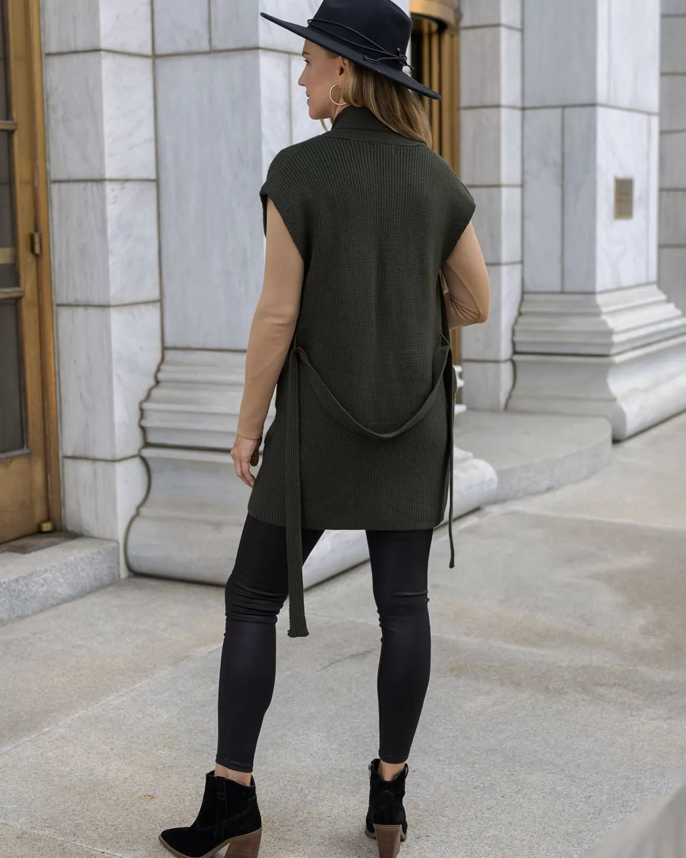 Clearance Winter Knit Long Sweater Vest - FINAL SALE Robes + Cardigans | Jackets + Vests